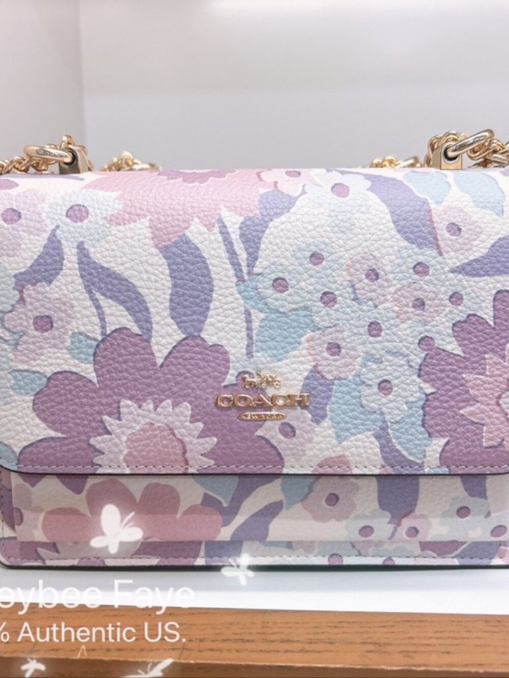 NWT Coach Klare Crossbody Bag With Floral Print CBM06